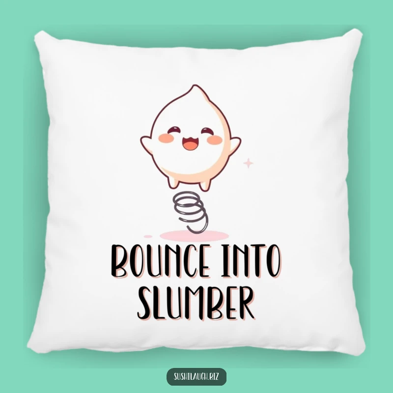 Funny Mochi Spring Pillow: Soft Bouncing Character Cushion, Comfortable Comedic Gift