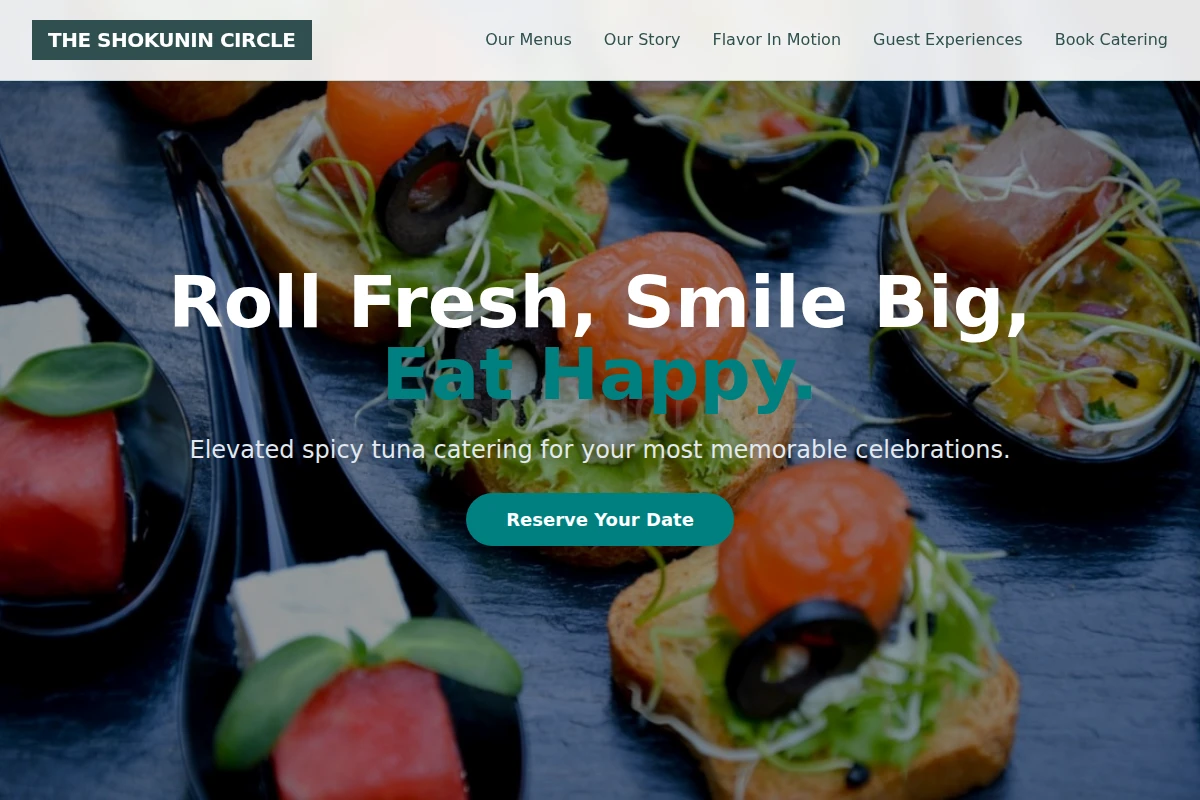 Spicy Tuna Catering