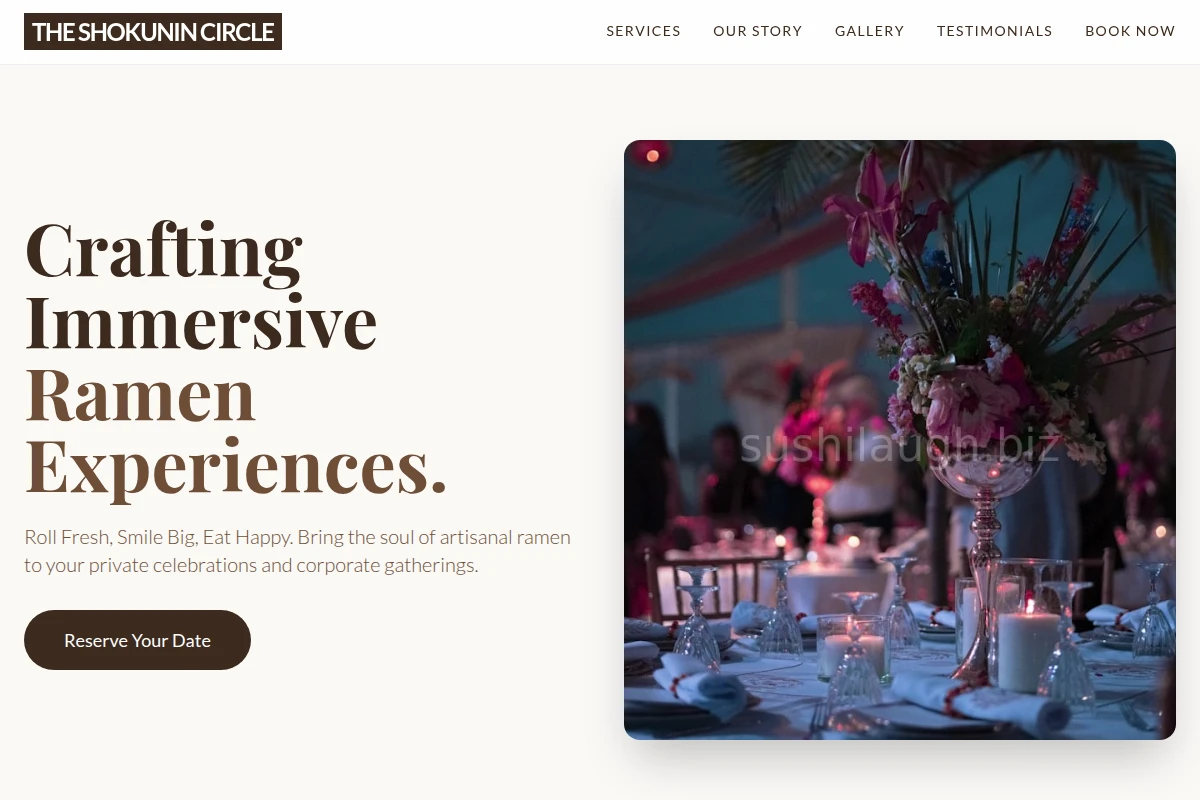 Ramen Event Planning