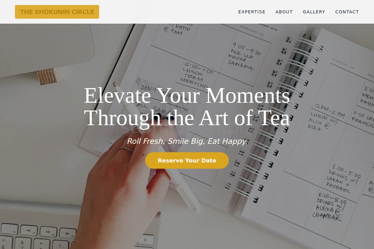 Tea Event Planning