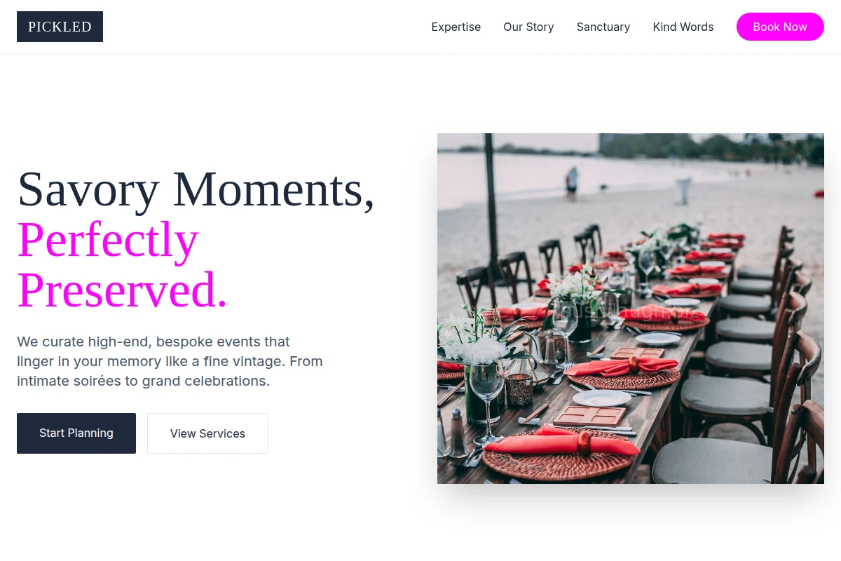 Pickled Event Planning