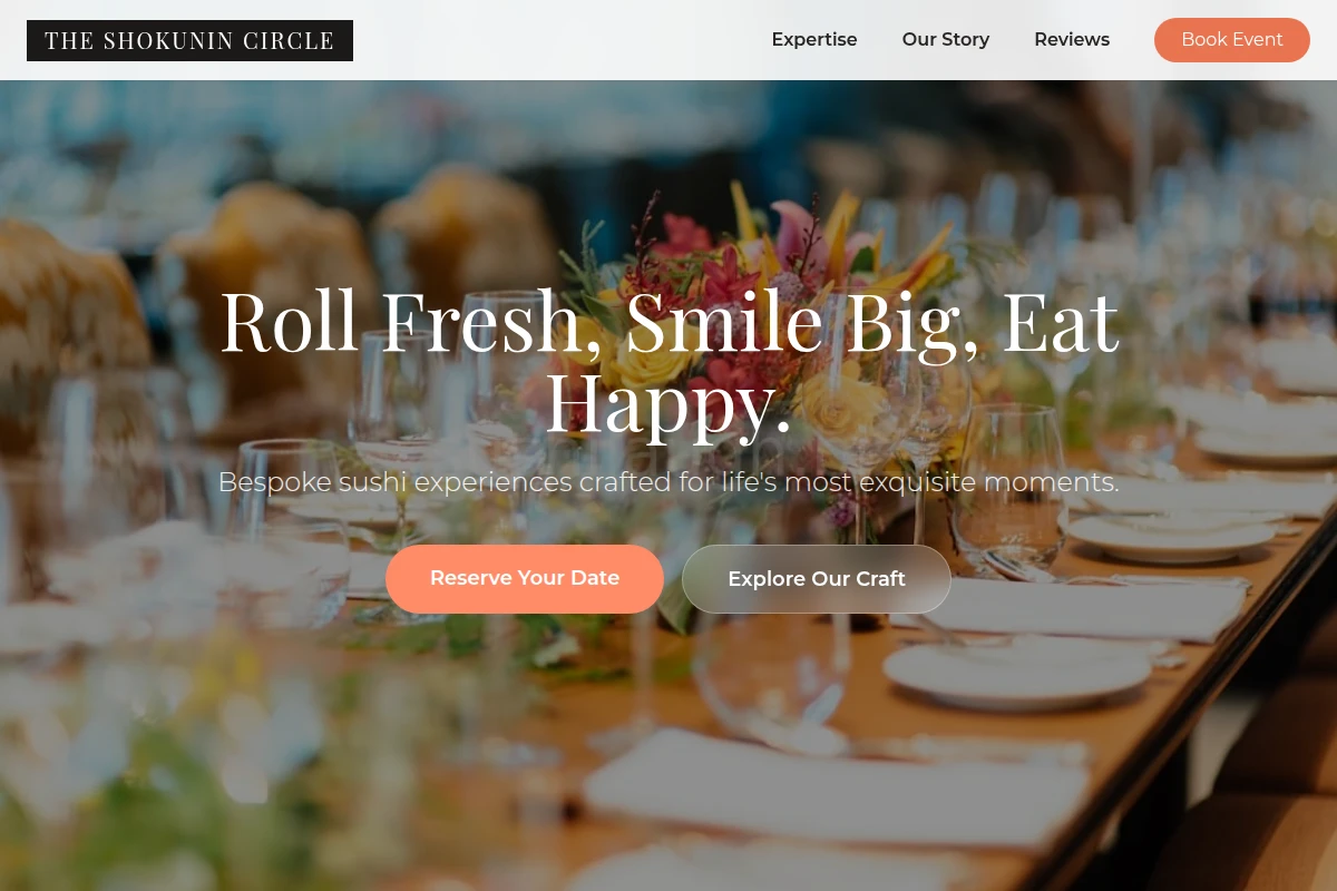 Sushi Grade Event Planning