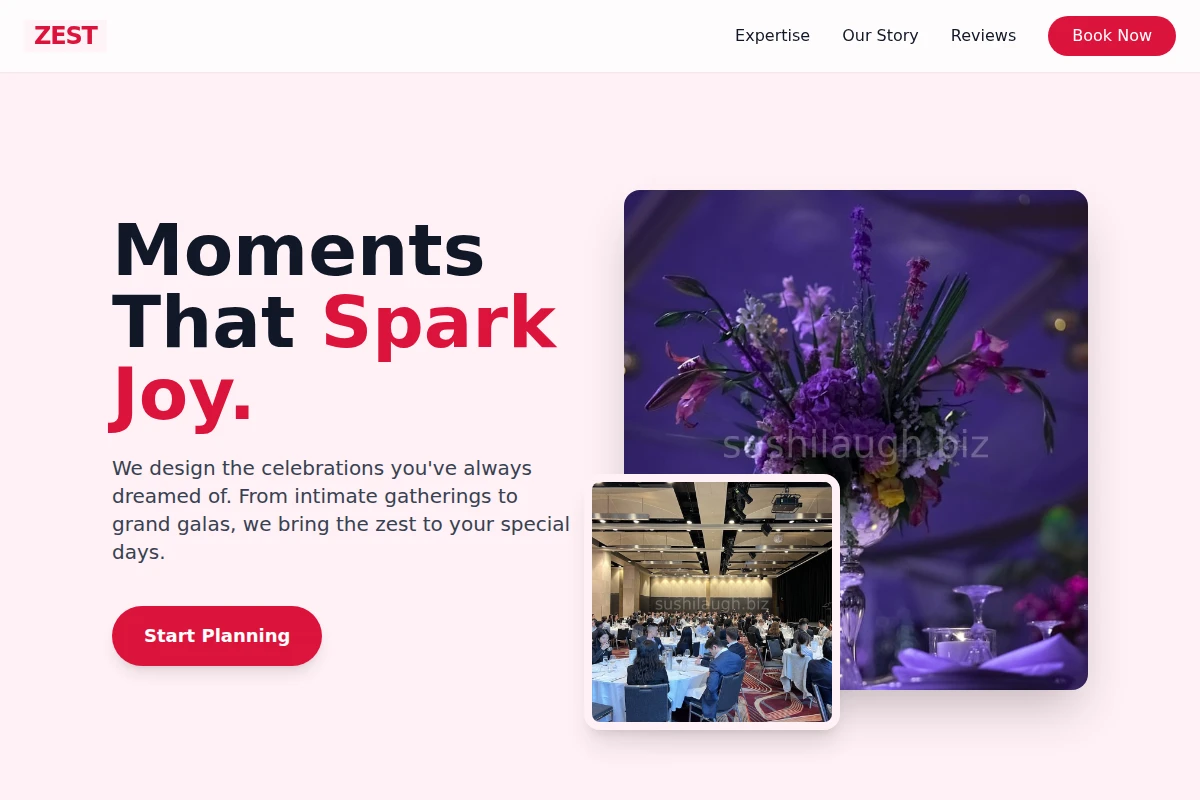 Zest Event Planning