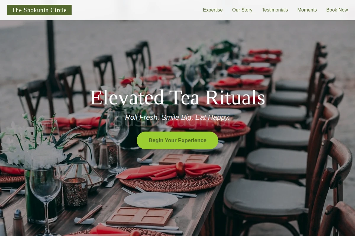 Tea Event Planning
