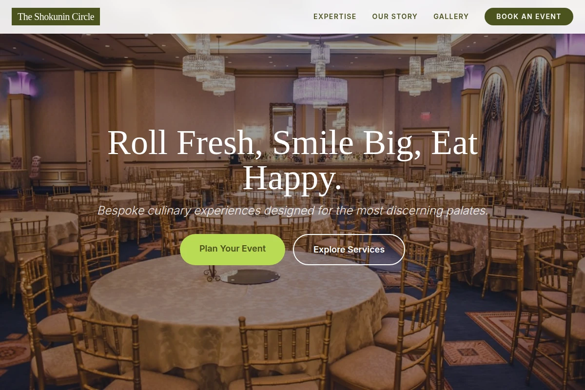 Sushi Grade Event Planning