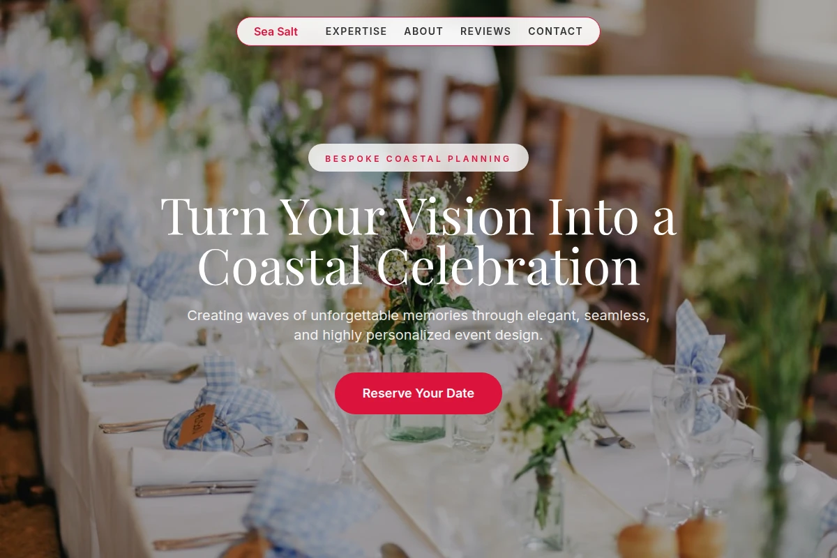 Sea Salt Event Planning