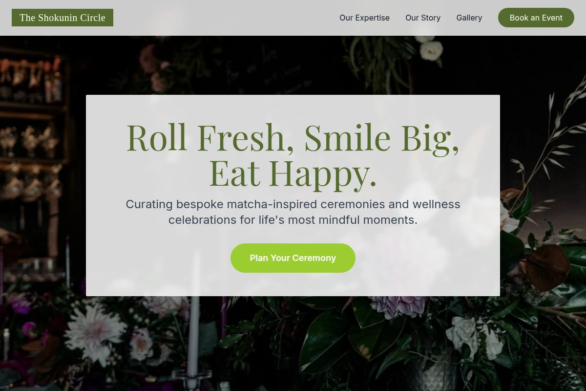 Matcha Event Planning