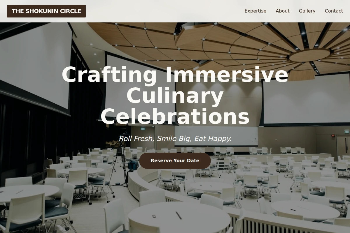 California Roll Event Planning