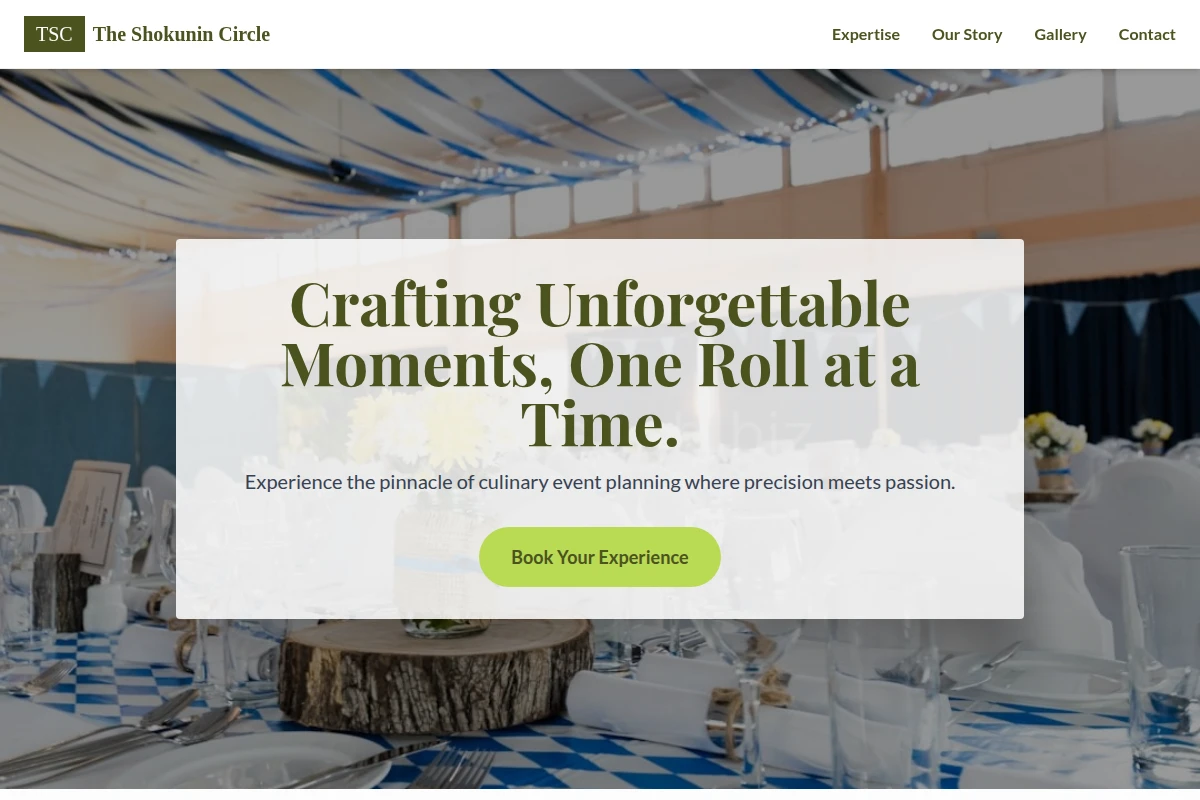 California Roll Event Planning