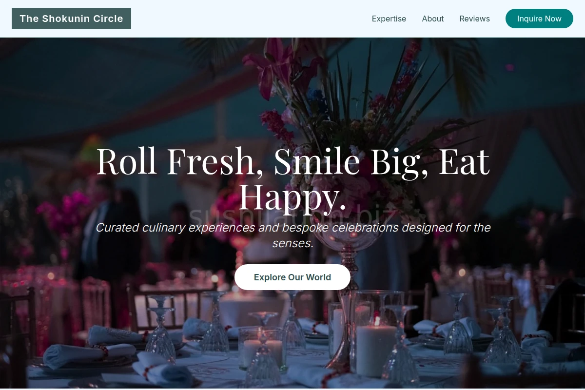 Marinated Event Planning