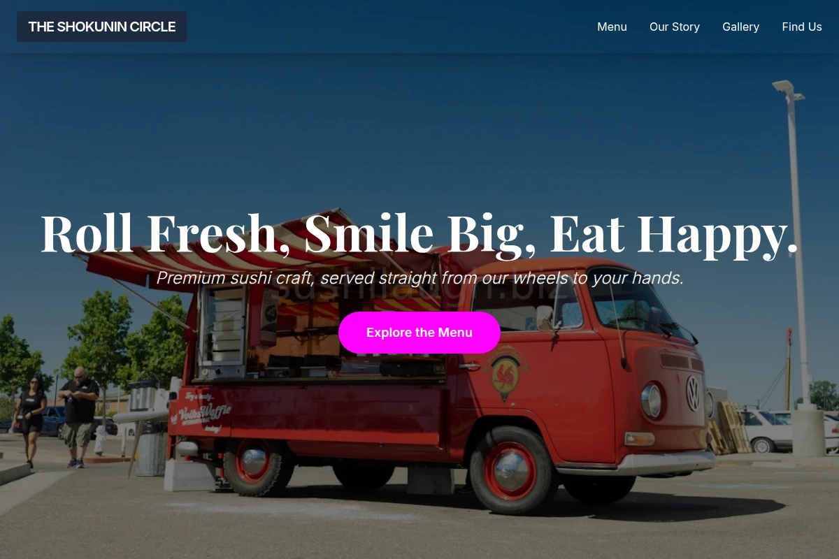 Rolling Mat Food Truck