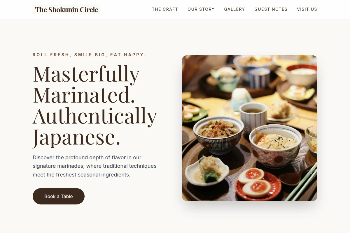 Marinated Japanese Food