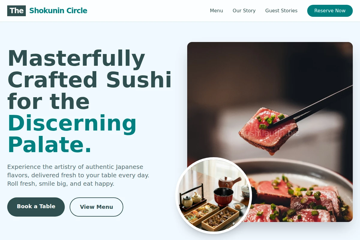 Sushi Grade Japanese Food