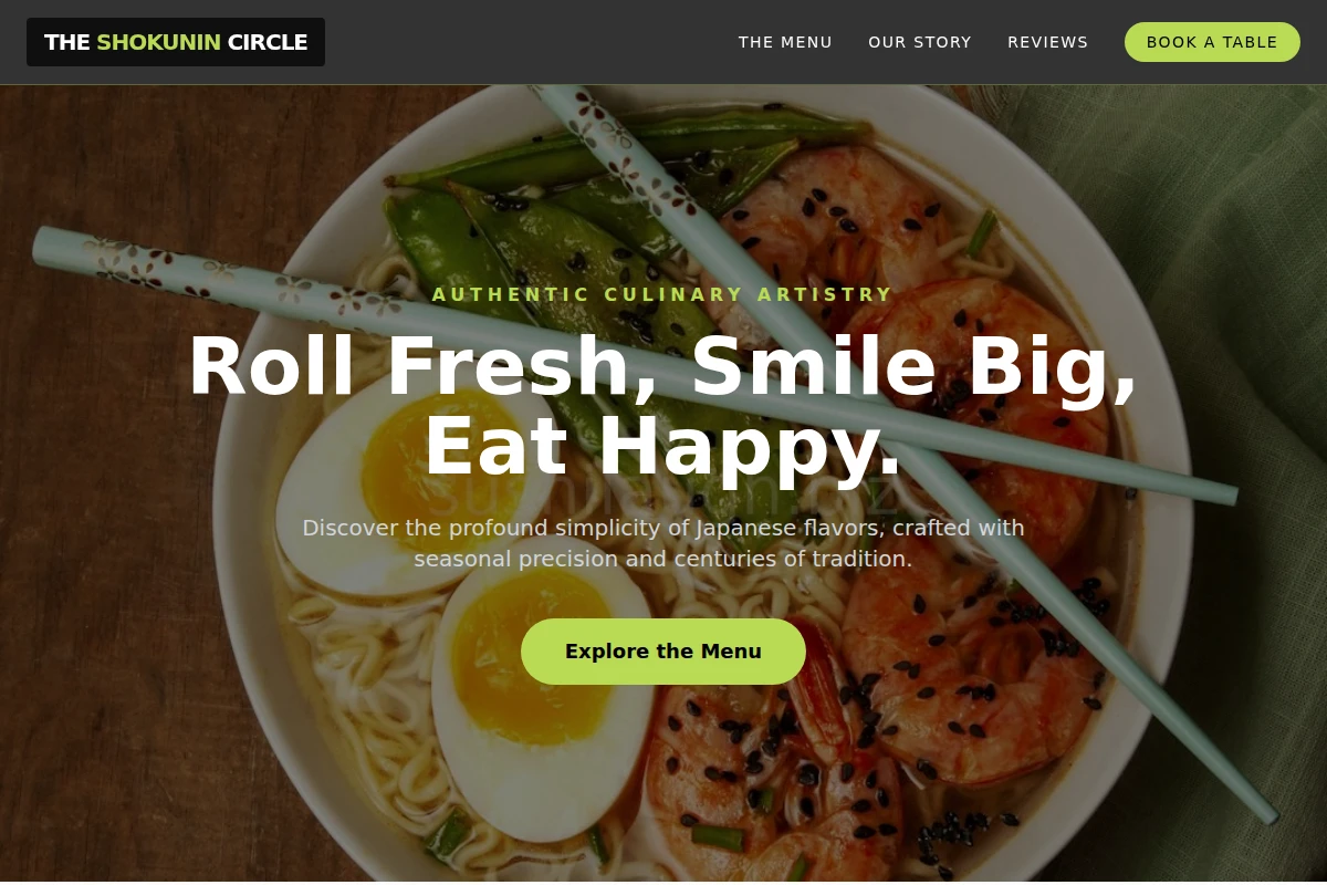 Chef Japanese Food