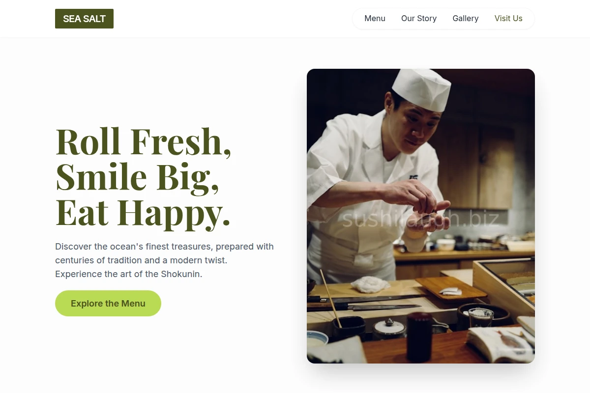 Sea Salt Japanese Food