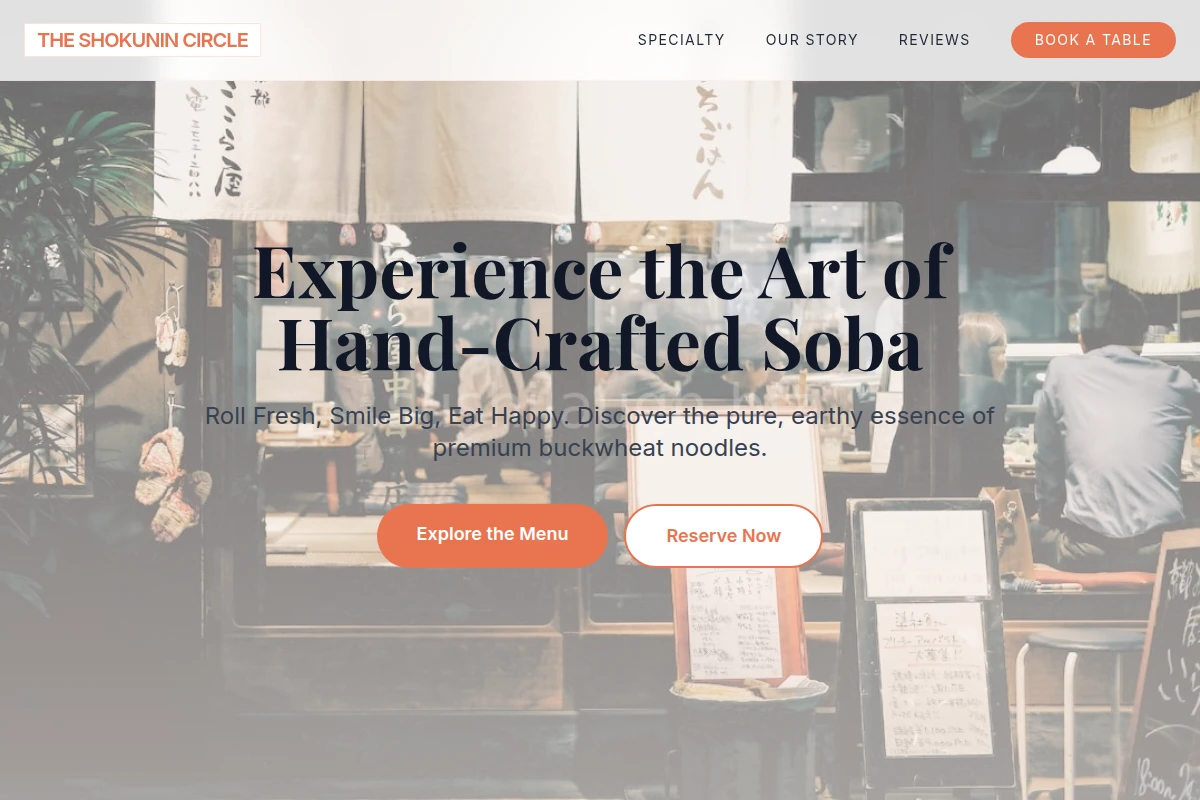 Soba Japanese Food