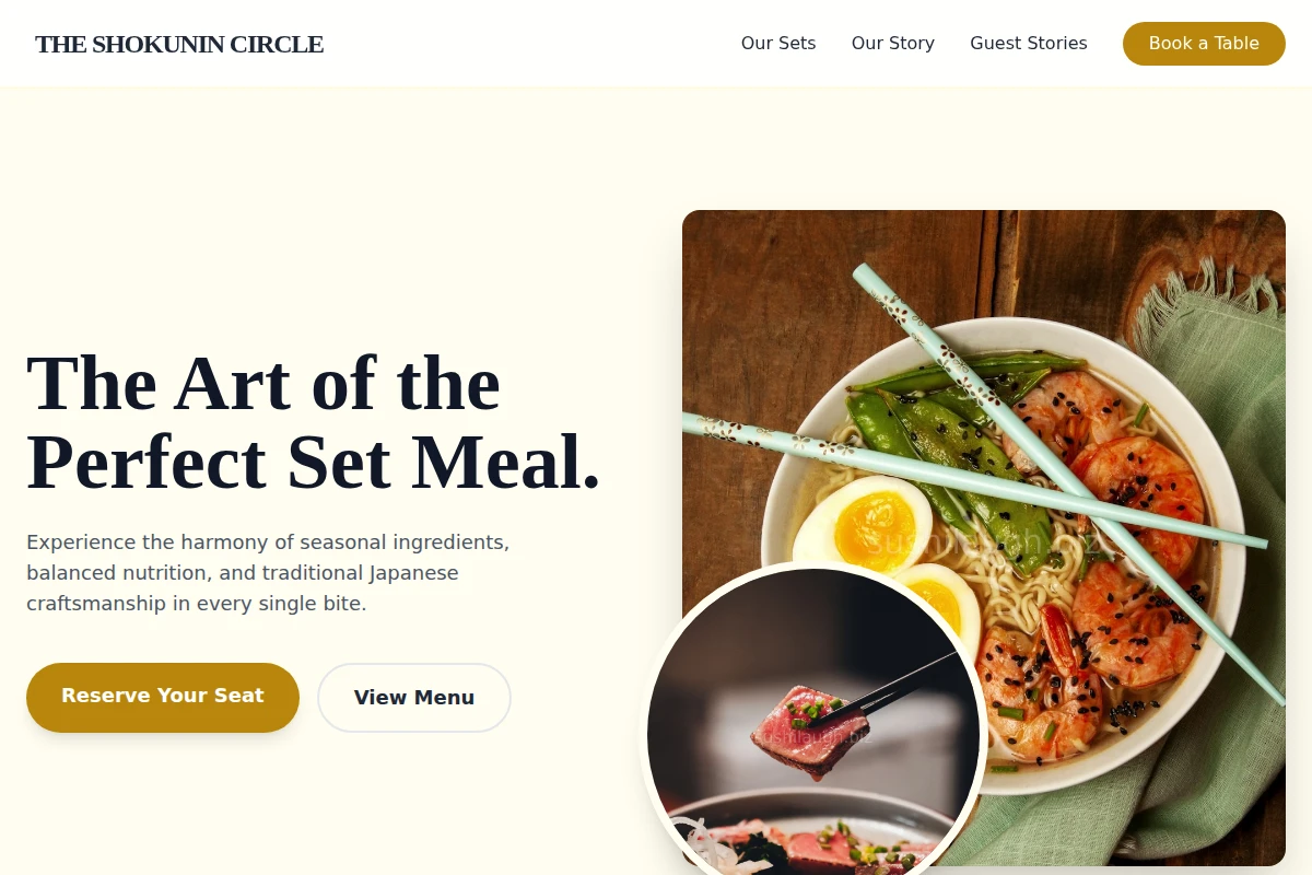 Teishoku Japanese Food