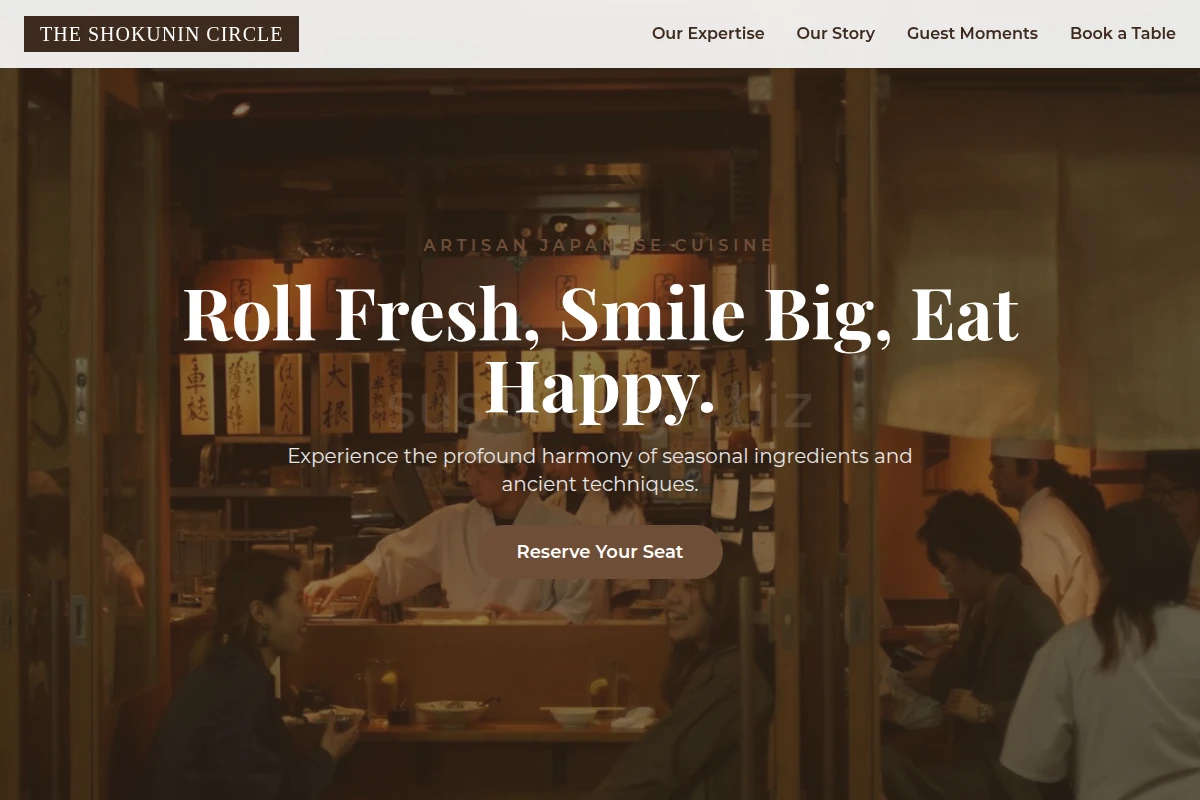 Artisan Japanese Food