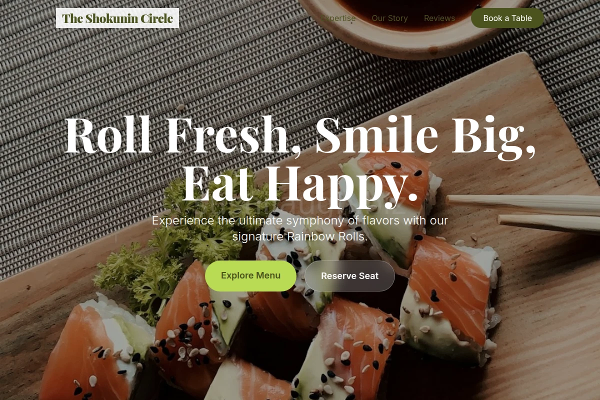 Rainbow Roll Sushi