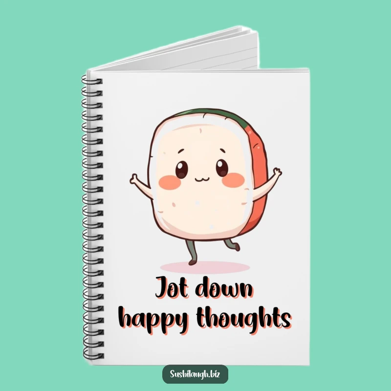 Funny Dancing Sashimi Notebook: Playful Jigging Notes & Ideas Gift